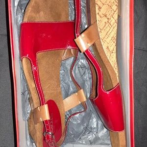 Aerosoles Red Sandals